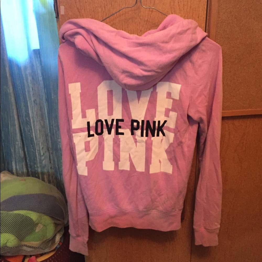 Purple Victoria Secret Pink Hoodie